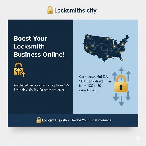 Boost locksmith business with online directory listings.
